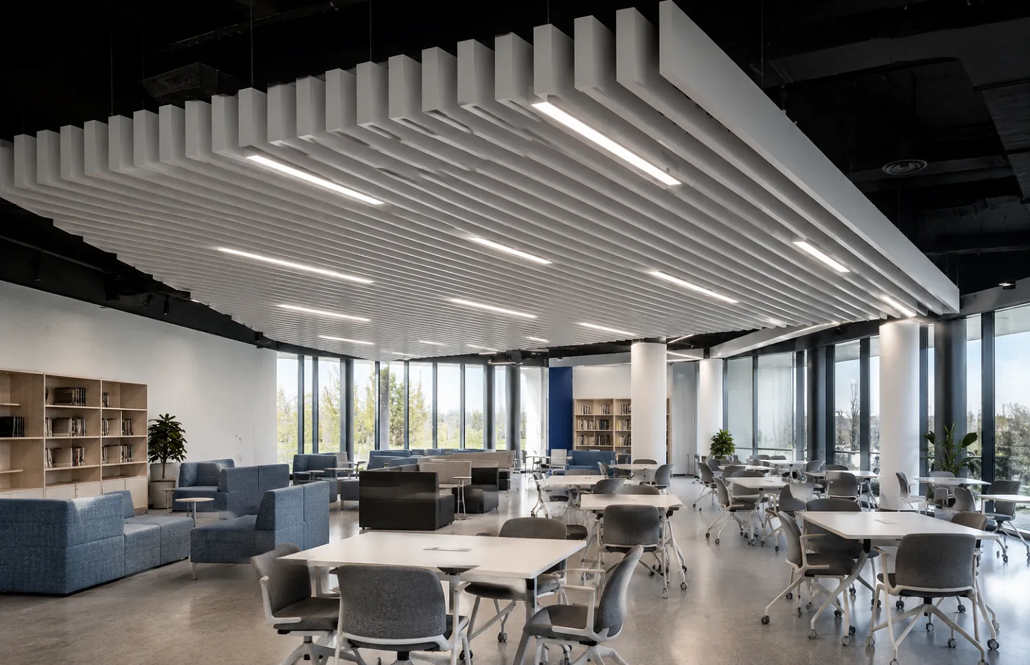 Реечный кубообразный потолок ART CUBE